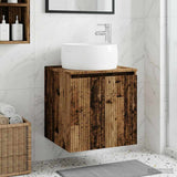 Wall-Mounted Sink Vanity Old Wood 49.5 x 44.5 x 66 cm 890460