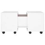Coffee Table White 60x60x38 cm Engineered Wood 806858
