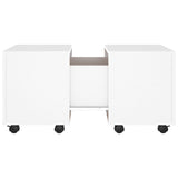 Coffee Table White 60x60x38 cm Engineered Wood 806858