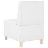 Modular Sofa Unit Armless 2 pcs White 55 x 74 x 82 cm 3399775