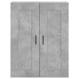 Highboard Concrete Grey 69.5x34x180 cm Engineered Wood 3199573
