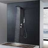 Shower Panel System Aluminium Matte Black 142373