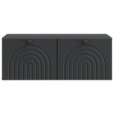 Wall-Mounted TV Cabinet Black 78.5 x 41 x 30 cm Engineered Wood 898176