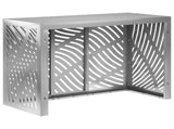Air Conditioner Cover Silver 110 x 50 x 80 cm Galvanised Steel 8014113