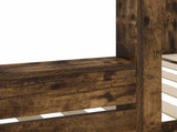 Bunk Bed for Kids Smoked Oak 100 x 200 cm Engineered Wood 3410423