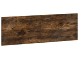 Wall-Mounted Headboard HAARLEM Smoked Oak Engineered Wood 896970