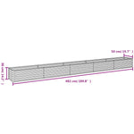 Garden Raised Bed 482x50x36 cm Corten Steel 151979