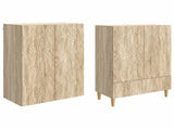 Cabinet Set 2 pcs Sonoma Oak Engineered Wood 3416693