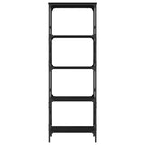 Bookcase 5-Tier Black 59x35x171 cm Engineered Wood 837622