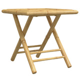 Bistro Set Natural Bamboo Bamboo 3 Piece Set Foldable 3278523