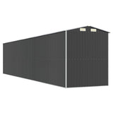 Garden Shed Anthracite 192x938x223 cm Galvanised Steel 3147458