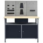 Workbench with Three Wall Panels 3053427
