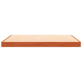 Bed Frame without Mattress Wax Brown 140x190 cm Solid Wood Pine 847154