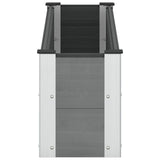 Garden Raised Bed Grey 150 x 30 x 36 cm 42039020