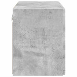 TV Wall Cabinet Concrete Grey 59.5 x 31 x 40 cm Engineered Wood 892335