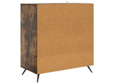 Sideboard Smoked Oak 66 x 34.5 x 95 cm Engineered Wood 895590