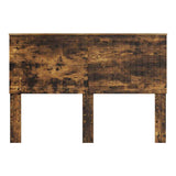 Headboard with Headboard Smoked Oak 140 cm Engineered wood 887764