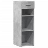 Sideboard Concrete Grey 30x42.5x93 cm Engineered Wood 846309