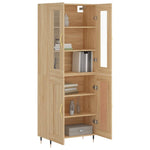 Highboard Sonoma Oak 69.5x34x180 cm Engineered Wood 3198324