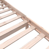 3101328 Bed Frame without Mattress Solid Wood 140x190 cm
