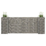 H-Shaped Gabion Planter Steel Wire 260x40x100 cm 145661