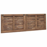 Bed Headboard Natural Solid Teak Wood 42024549