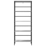 Bookshelf Grey Sonoma 60 x 29.5 x 149 cm Engineered Wood 883931