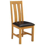 Dining Set 7 pcs Black Solid Oak Wood 3430261