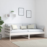 Day Bed without Mattress White Solid Wood Pine 90x190 cm Single 820368