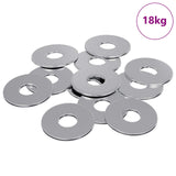 Washers 9000 pcs Silver Iron 864456