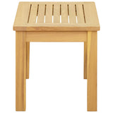 Coffee Table Light Acacia 50 x 35 x 36 cm Solid Acacia Wood 42026782