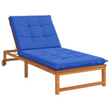 Sunlounger Cushion GEMERT 100% Polyester Royal Blue 947443