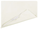 Cushion with Pillow HEERLEN 6 pcs White Fabric 926912