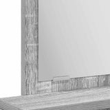 Dressing Table Grey Sonoma 50 x 41 x 140 cm Engineered Wood 865132
