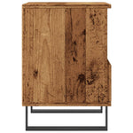 ZNTS Bedside Cabinet Old Wood 40x35x50 cm Engineered Wood 857376