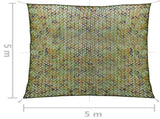 135896 Camouflage Net with Storage Bag 5x5 m Green