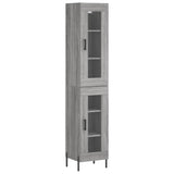 Highboard Grey Sonoma 34,5x34x180 cm Engineered Wood 3199439