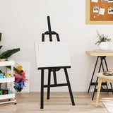 Easel Stand Black 53.5x95x127 cm Solid Wood Pine 30221