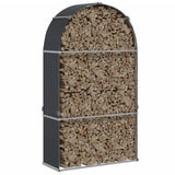Log Holder Anthracite 120x45x210 cm Galvanised Steel 364562