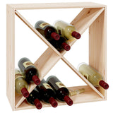 Wine Cabinet 62x25x62 cm Solid Wood Pine 821759