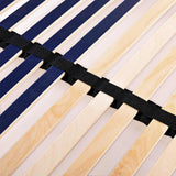 Slatted Bed Base without Mattress with 42 Slats 7 Zones 140x200 cm 246466
