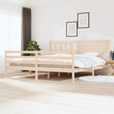 Bed Frame without Mattress 180x200 cm Super King Super King Size Solid Wood 3101103