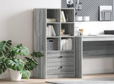 Highboard with Drawer Grey Sonoma 45.5 x 34 x 127 cm 869367