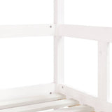 Kids Bed Frame White 70x140 cm Solid Wood Pine 834511