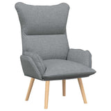 Armchair Light Grey 69 x 74 x 93 cm Fabric 42001865