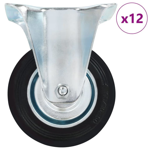 12 pcs Fixed Casters 100 mm 277952