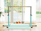 Height Adjustable Gymnastics Horizontal Bar for Kids, Children Junior Kip High Bar Fitness, Light T3398P349203