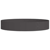 Planter Ring 5 pcs Black 120 x 120 x 20 cm Cold-rolled Steel 873635