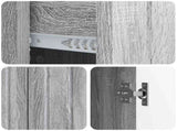 Sideboard Grey Sonoma 89 x 34.5 x 62 cm Engineered Wood 894431