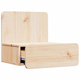 Bedside Table Brown 44 x 32.5 x 40 cm Solid pine wood 873487